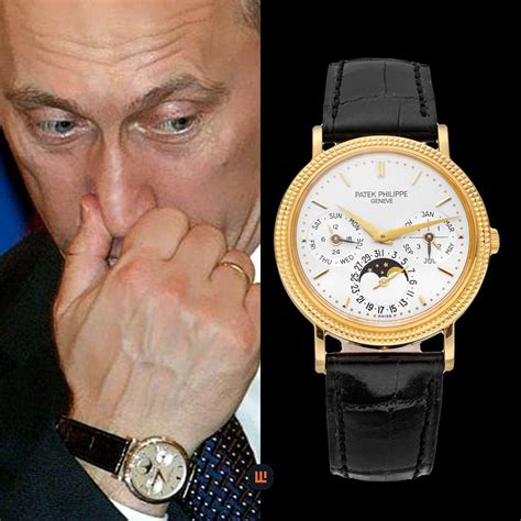 patek philippe putin|putin wristwatch.